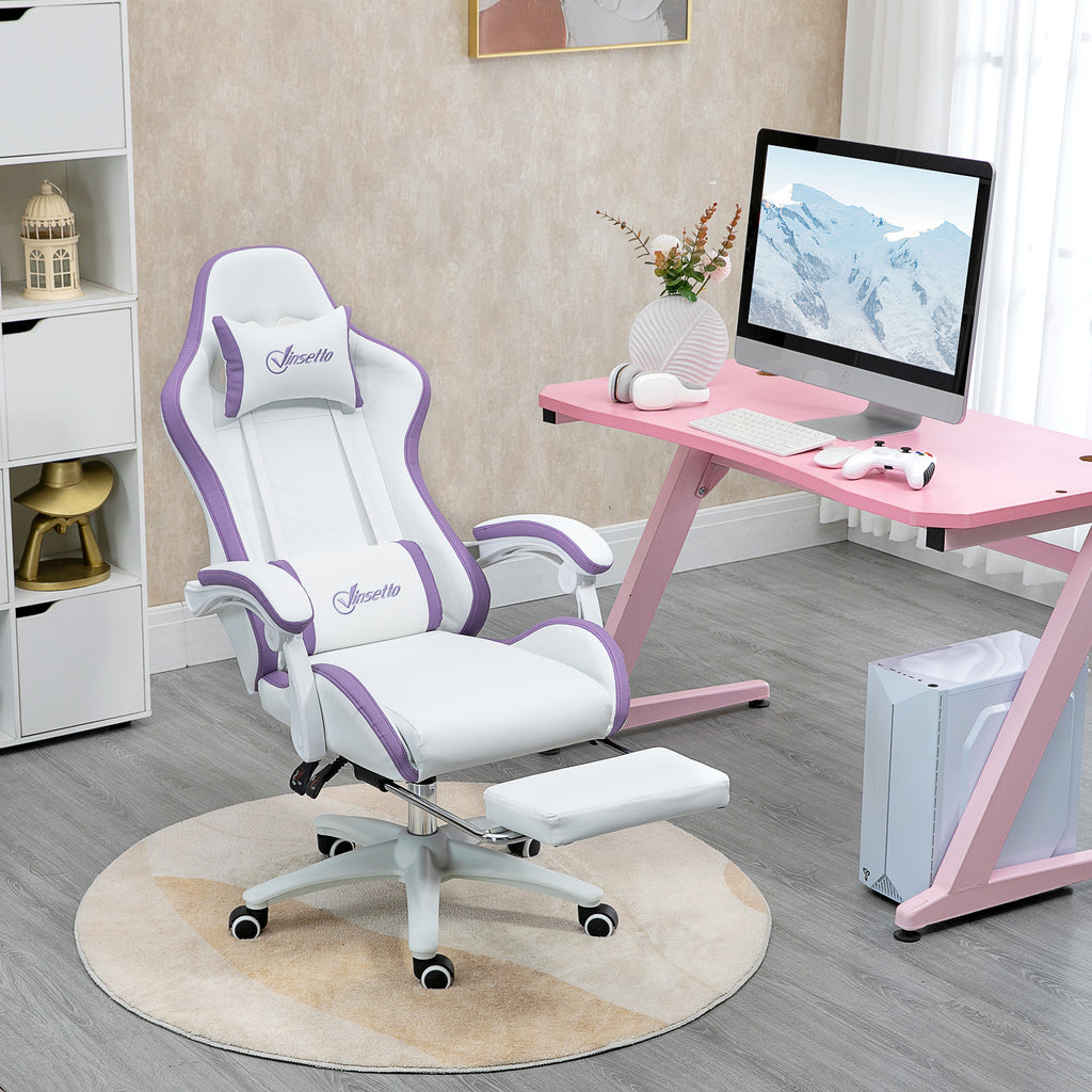 Chaise gaming fauteuil gaming ergonomique avec dossier inclinable à 135° et soutien lombaire, 65 x 6 – product view 5 | SeeMyMails Marketplace