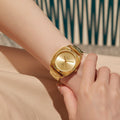 Trnda Women's Gold Stainless Steel Watch, Round Case | Trn-35.8g | SeeMyMails Marketplace