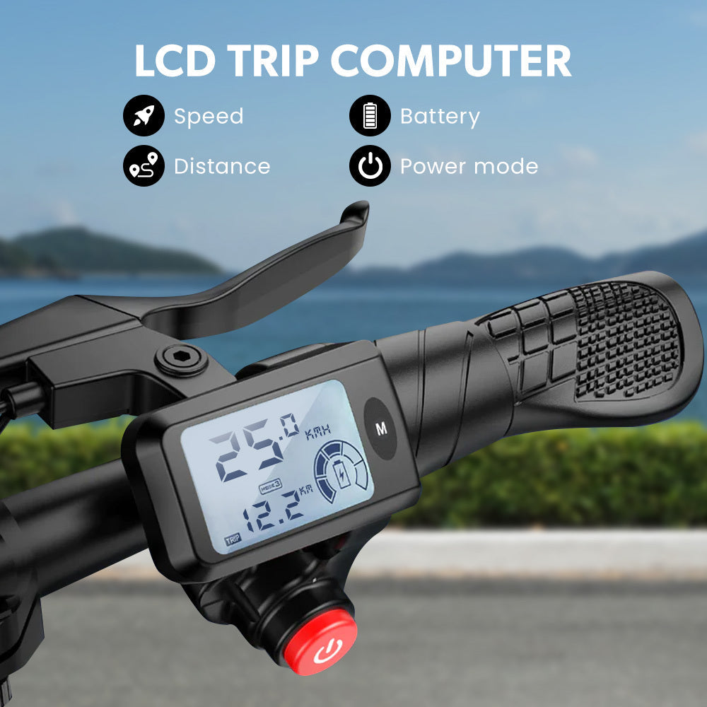 NNEMB Electric Scooter with Seat, 30km Range, Disc brakes, 14' Tyres, Motorised eScooter for Adults  – product view 5 | SeeMyMails Marketplace