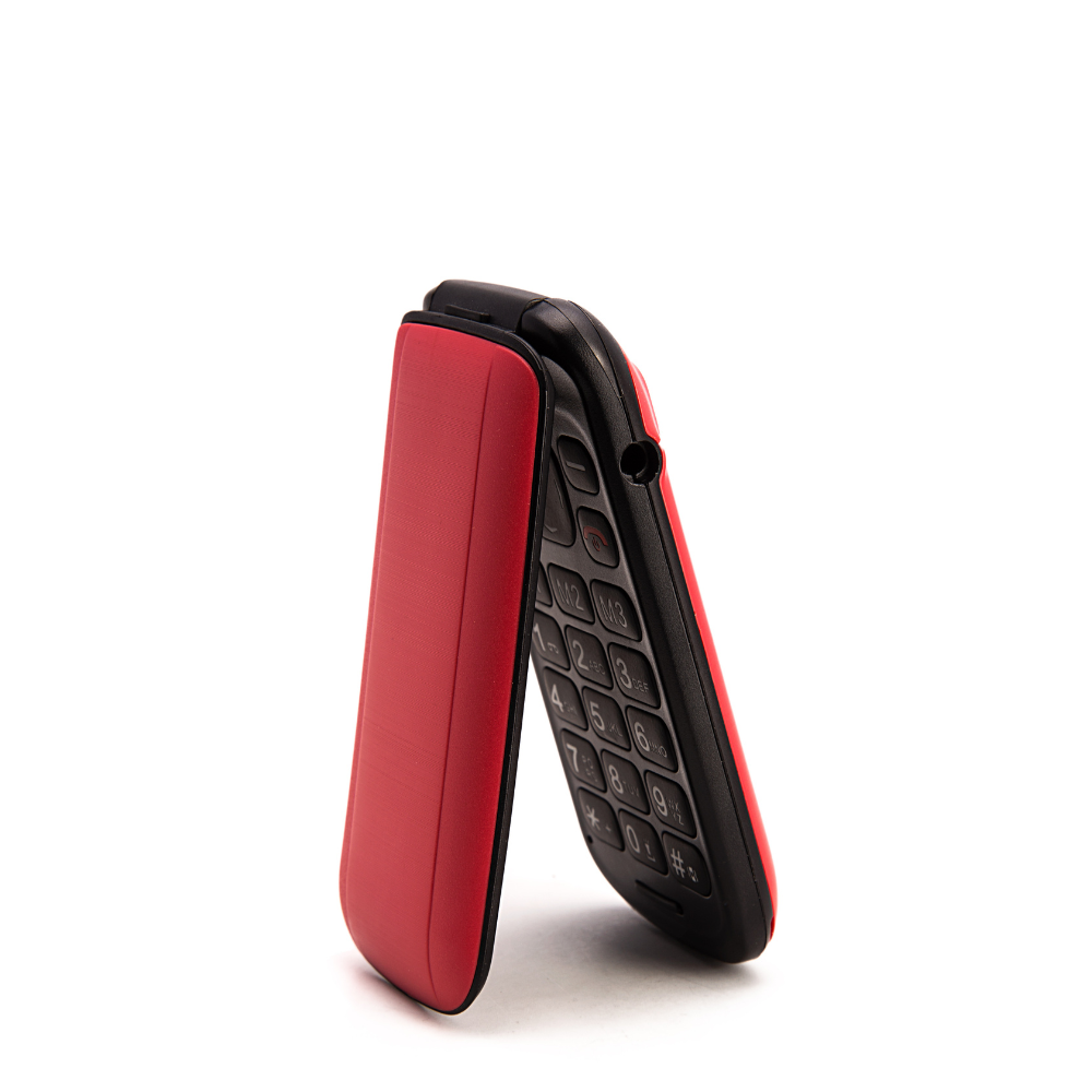 Used - TTfone TT140 Red Flip Folding Phone with Mains Charger, Vodafone Pay As You Go – product image 2 | SeeMyMails Marketplace