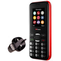 Used - TTfone TT150 Red Dual SIM Mobile with Mains Charger, Giffgaff Pay As You Go | SeeMyMails Marketplace