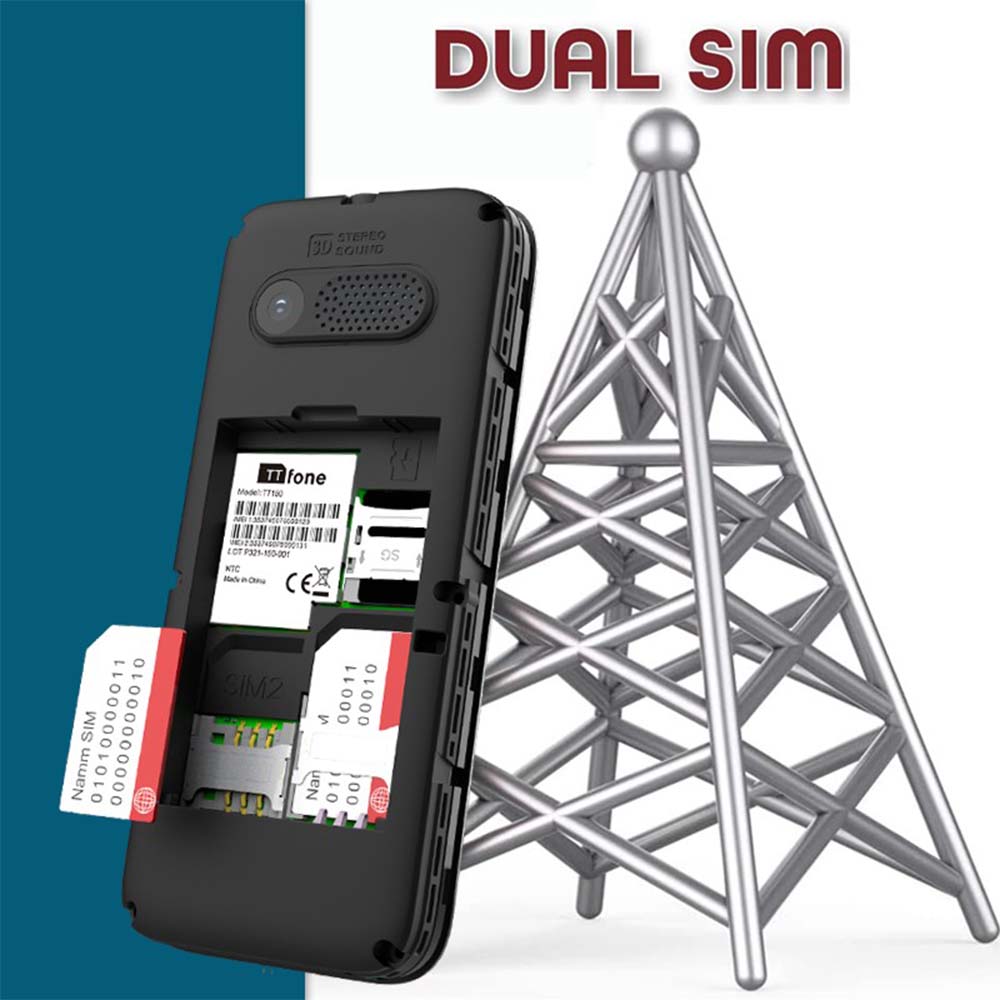 Used - TTfone TT150 Blue Dual SIM Mobile with USB Cable, O2 Pay As You Go – product image 3 | SeeMyMails Marketplace