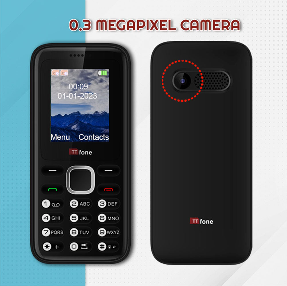 TTfone TT150 Blue Dual SIM with Mains Charger, Giffgaff Pay As You Go – product image 4 | SeeMyMails Marketplace