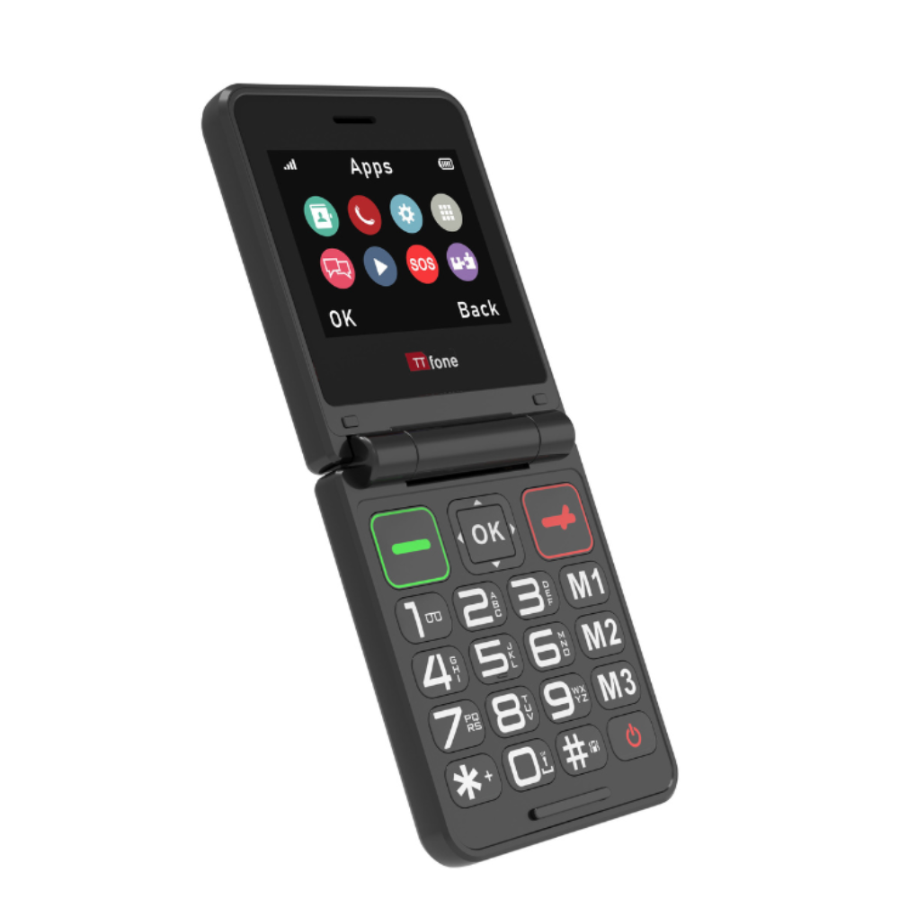 Used - TT660 Flip Mobile with Type-C Mains Charger, Vodafone SIM – product image 2 | SeeMyMails Marketplace
