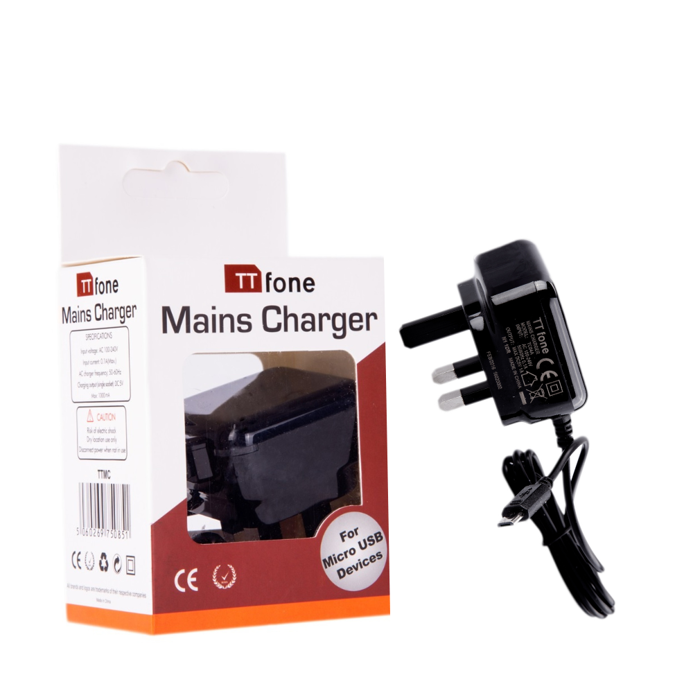 Original Micro USB - Mains Charger for TTfone TT175 | SeeMyMails Marketplace
