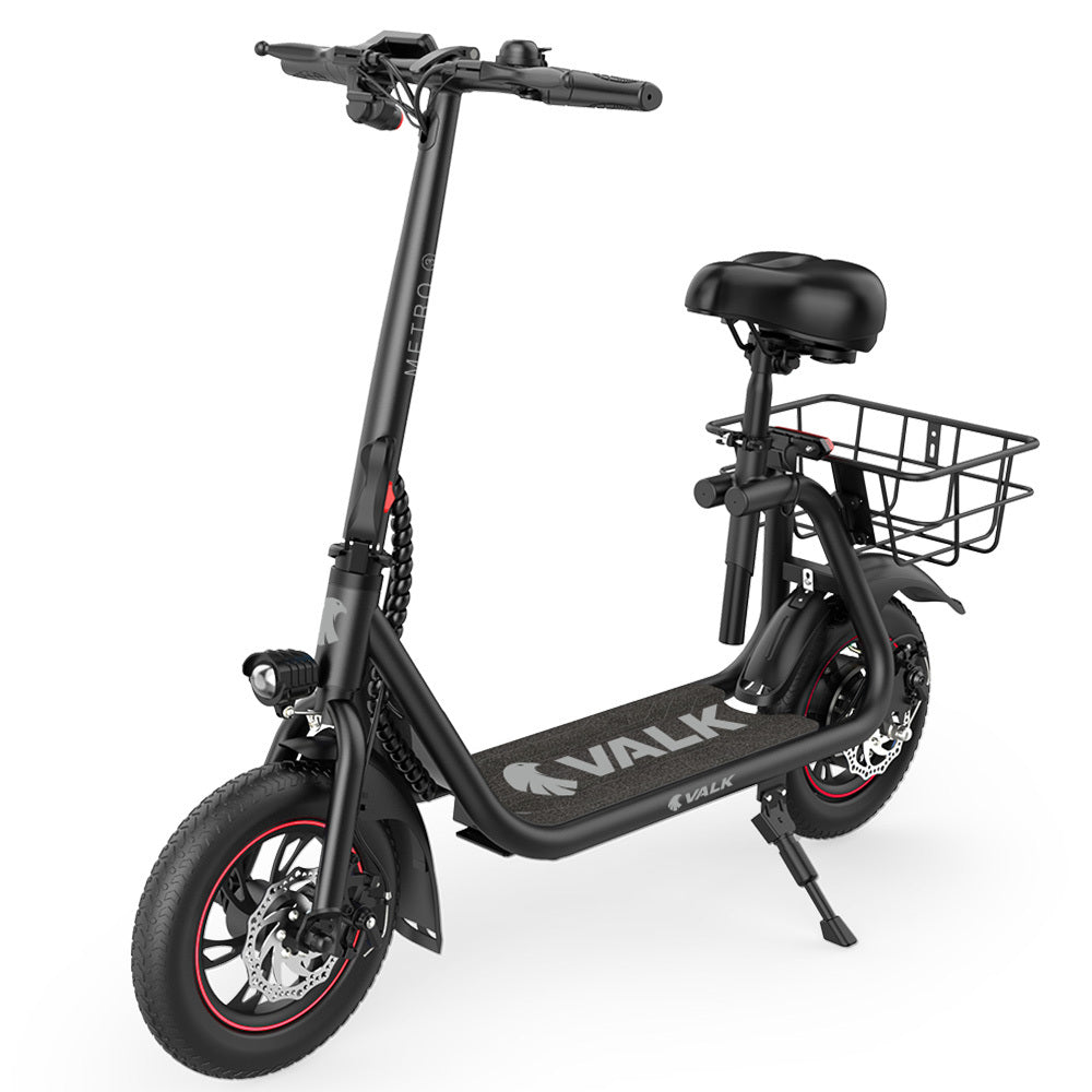 VALK Electric Scooter with Seat, Disc brakes, 12" Tyres, AU Compliant, for Adults, Teens, Commuter,  | SeeMyMails Marketplace