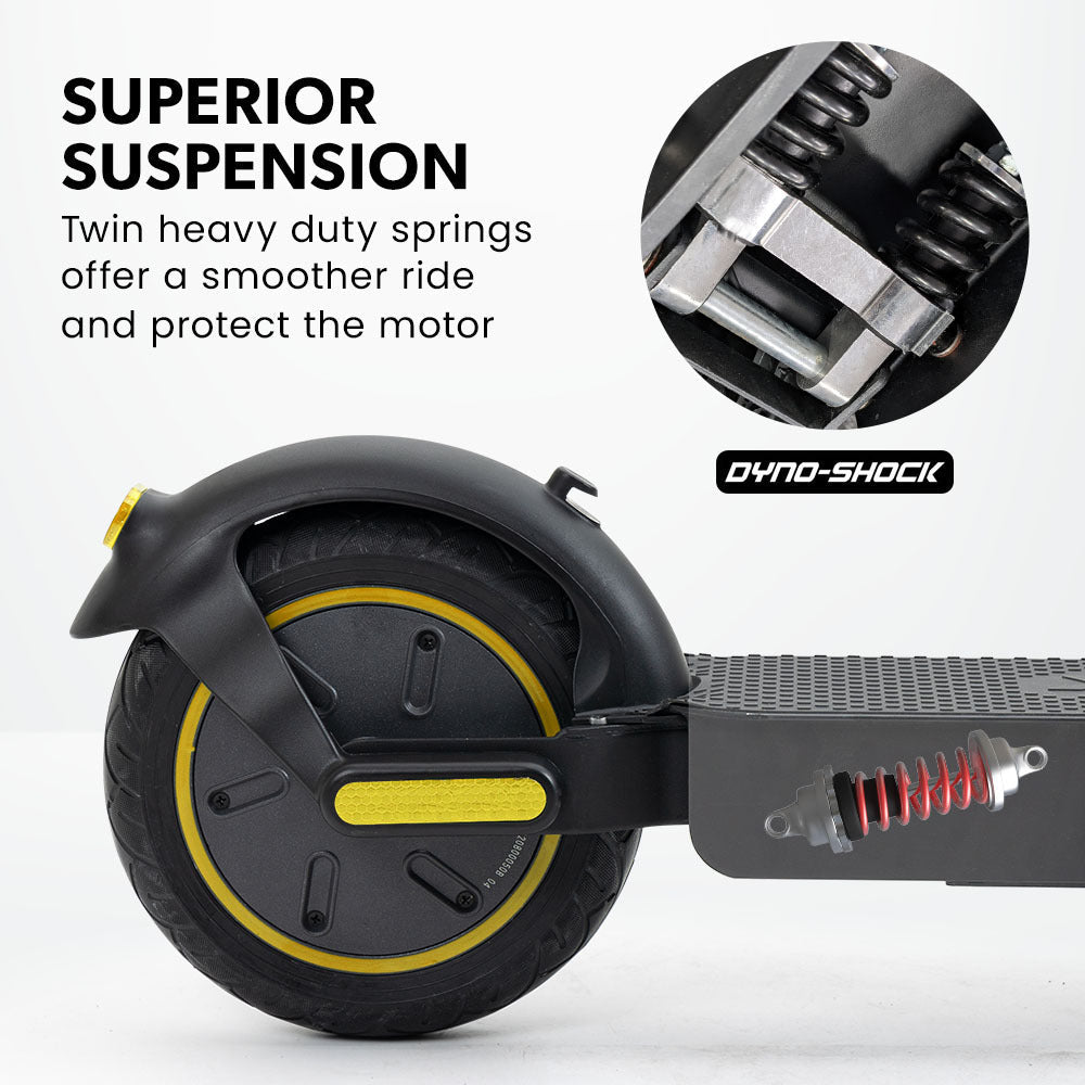 VALK Synergy 7 Electric Scooter, 500W 15Ah, AU Compliant, Motorised eScooter for Adults, Black/Yello – product view 5 | SeeMyMails Marketplace