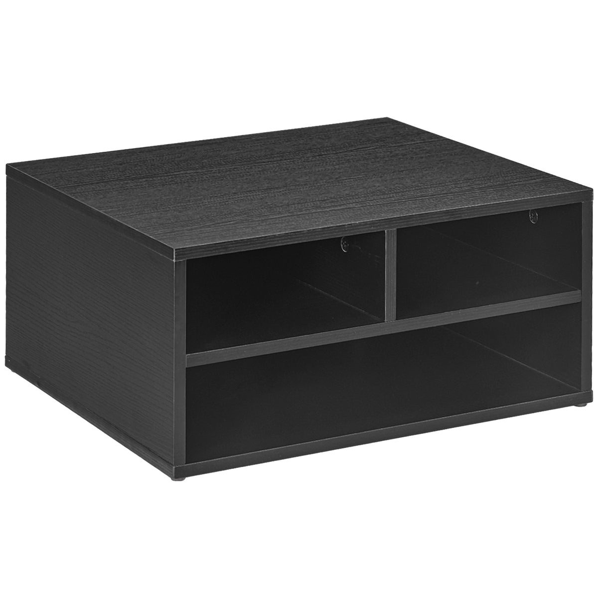 Organiseur bureau aspect noir avec 3 compartiments fournitures support d'imprimante 47 x 40 x 22,5 c – product view 8 | SeeMyMails Marketplace