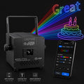 A16 App-Controlled RGB Laser Light Projector 6W for DJs | SeeMyMails Marketplace