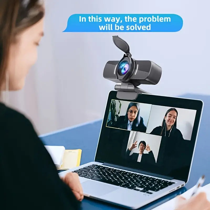 1080P HD Webcam with Microphone - Clear Video & Crystal Clear Audio – product view 3 | SeeMyMails Marketplace