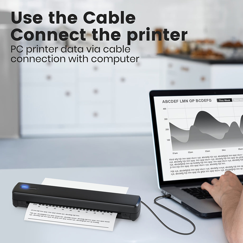 NNETM Portable Wireless Thermal Printer – Inkless Mobile Printer for A4 & Letter – product image 4 | SeeMyMails Marketplace
