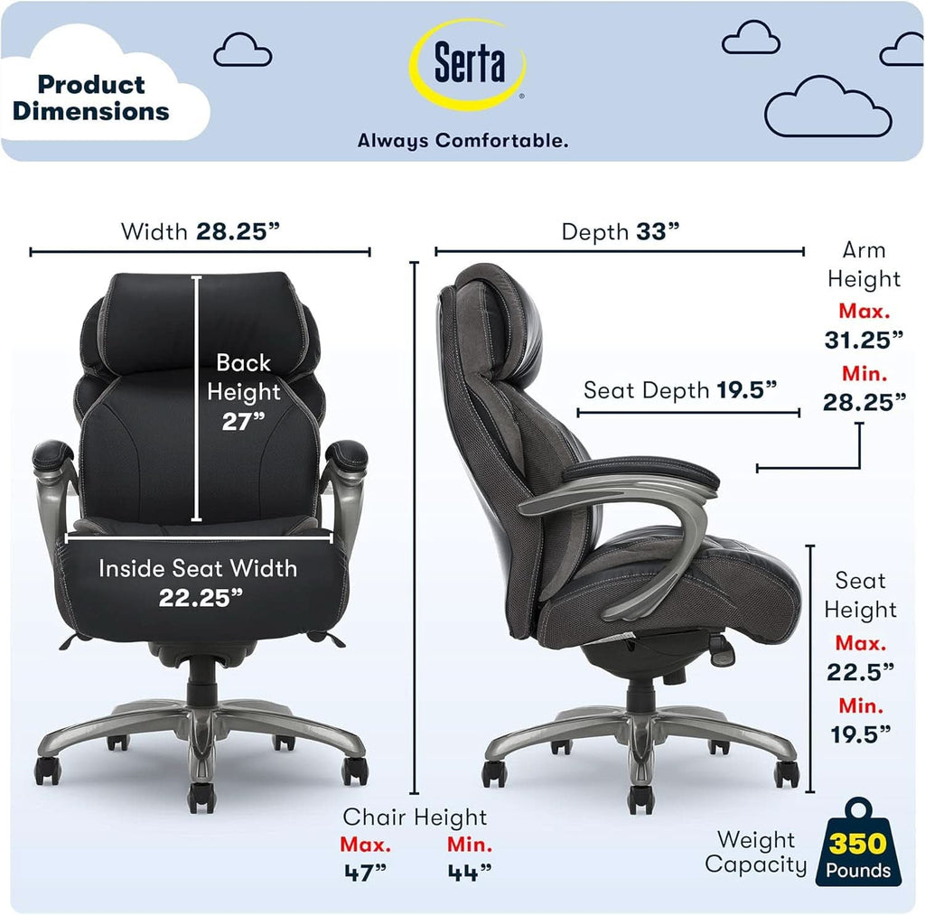 Executive Office Chair Big And Tall Air Technology | SeeMyMails Marketplace
