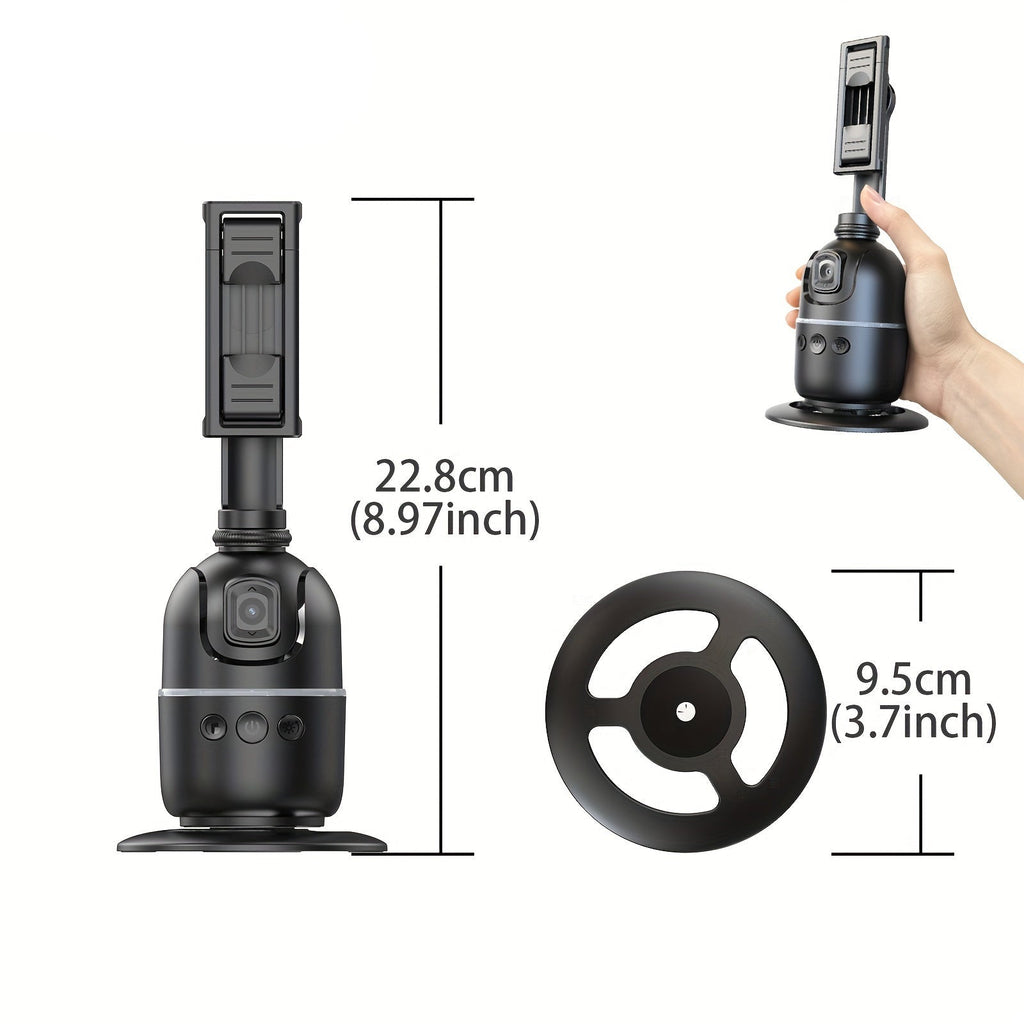 Smart AI Selfie Stick with 360° Rotating Phone Holder