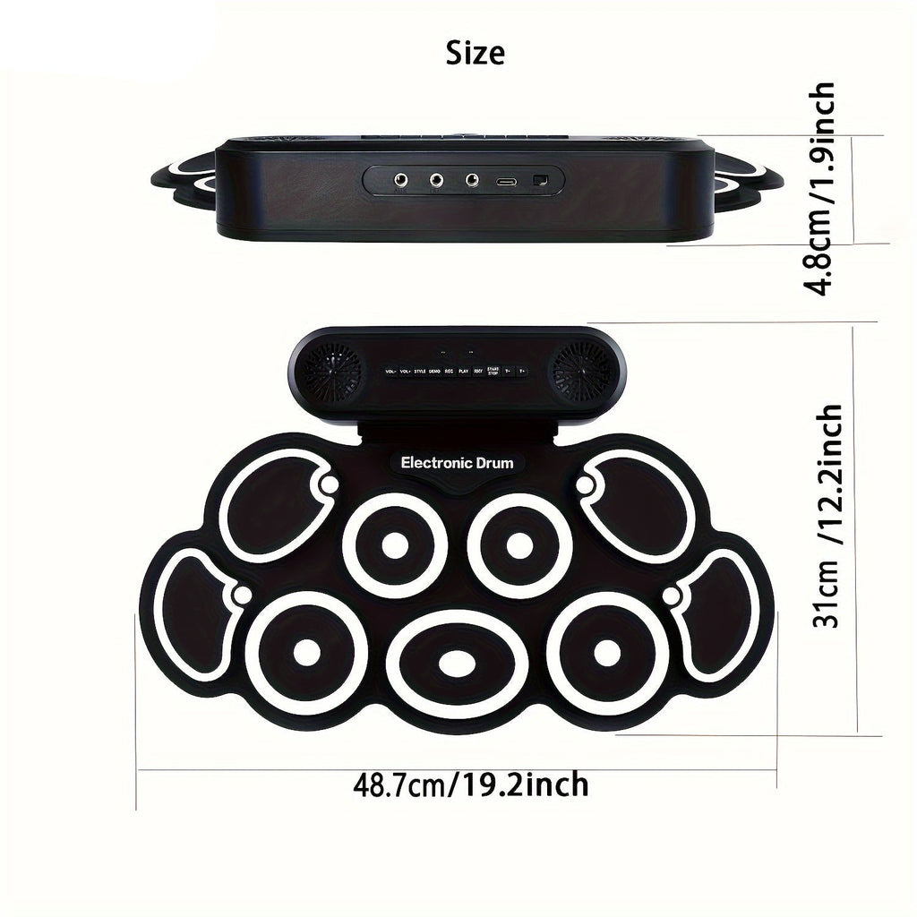 NNETM Electronic Drum Set with 9 Pads & Speakers | SeeMyMails Marketplace