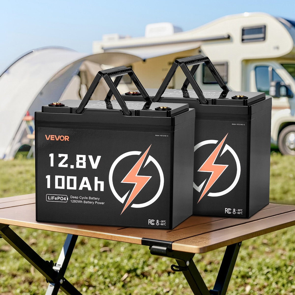 2 Pack 12V 100Ah Deep Cycle LiFePO4 Battery BMS Lithium Iron Phosphate Battery – product image 3 | SeeMyMails Marketplace