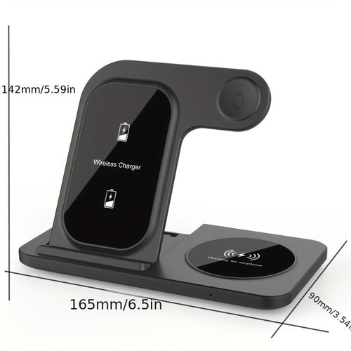3-in-1 Fast Wireless Charger for iPhone & Apple Devices – product view 2 | SeeMyMails Marketplace