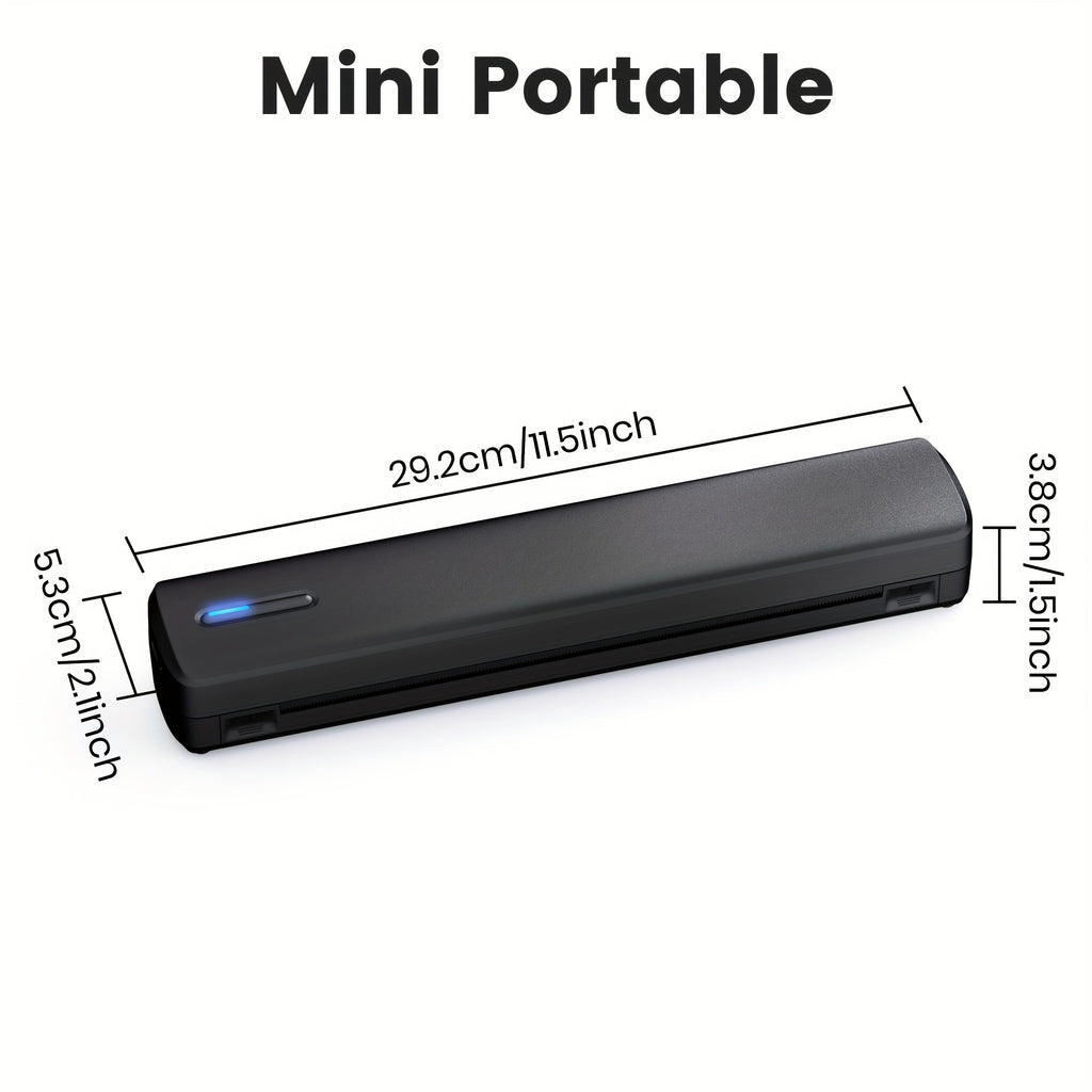 NNETM Portable Wireless Thermal Printer – Inkless Mobile Printer for A4 & Letter | SeeMyMails Marketplace