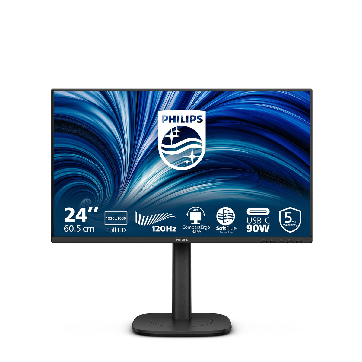 Philips 3000 series 24B2U3301/75 computer monitor 60.5 cm (23.8") 1920 x 1080 pixels Full HD LCD Bla | SeeMyMails Marketplace
