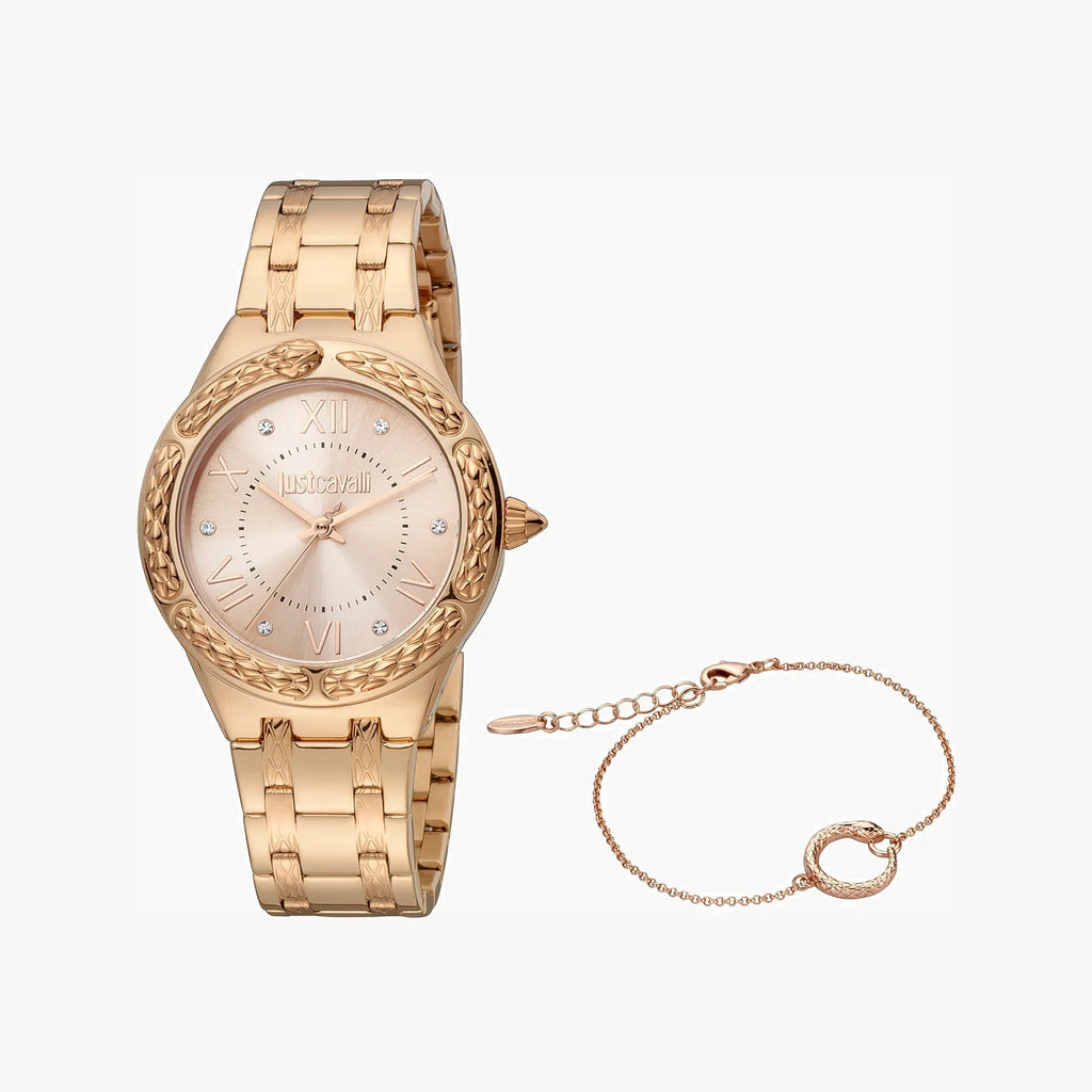 Just Cavalli Women's Rose Gold Watch, Elegant Dial | Jc1l200m0075 | SeeMyMails Marketplace