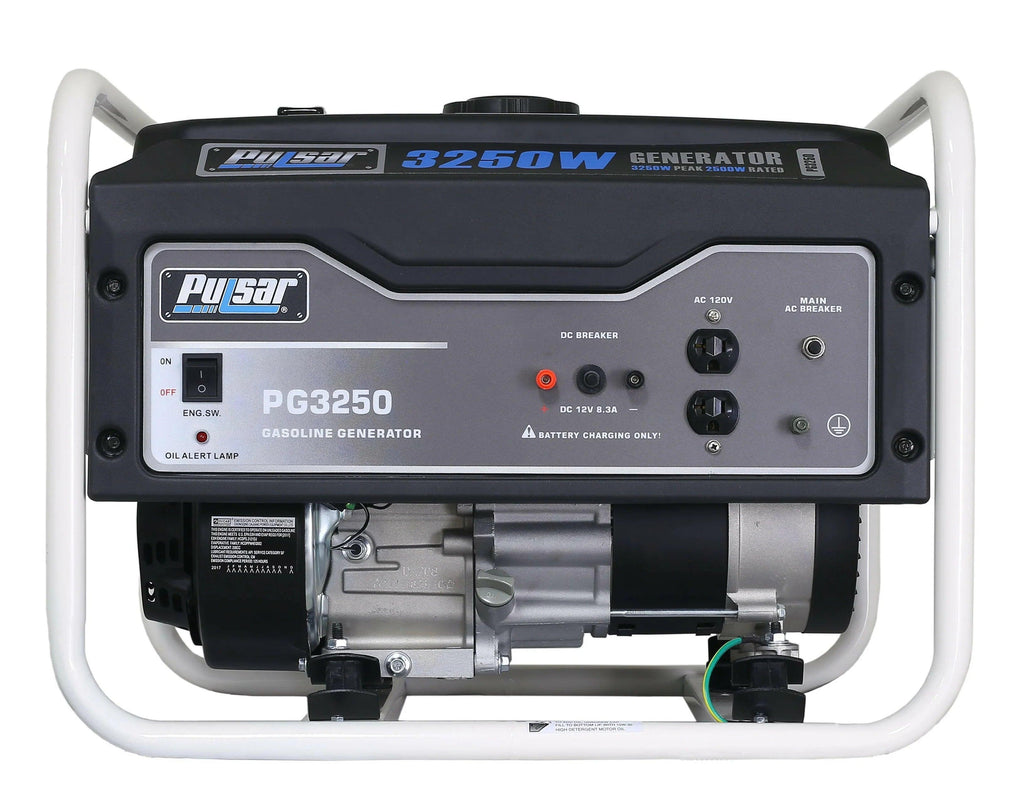 Pulsar 3250W Portable Gas Powered Generator, 2500 Running Watts, 4-Gallon Fuel Tank – product image 4 | SeeMyMails Marketplace