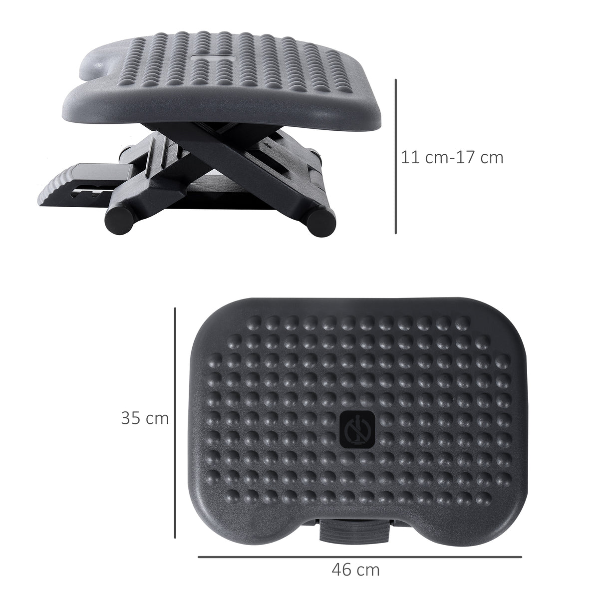 Repose-pieds de bureau, repose-pieds ergonomique, angle ajustable 30°, hauteur ajustable à 3 positio – product image 4 | SeeMyMails Marketplace