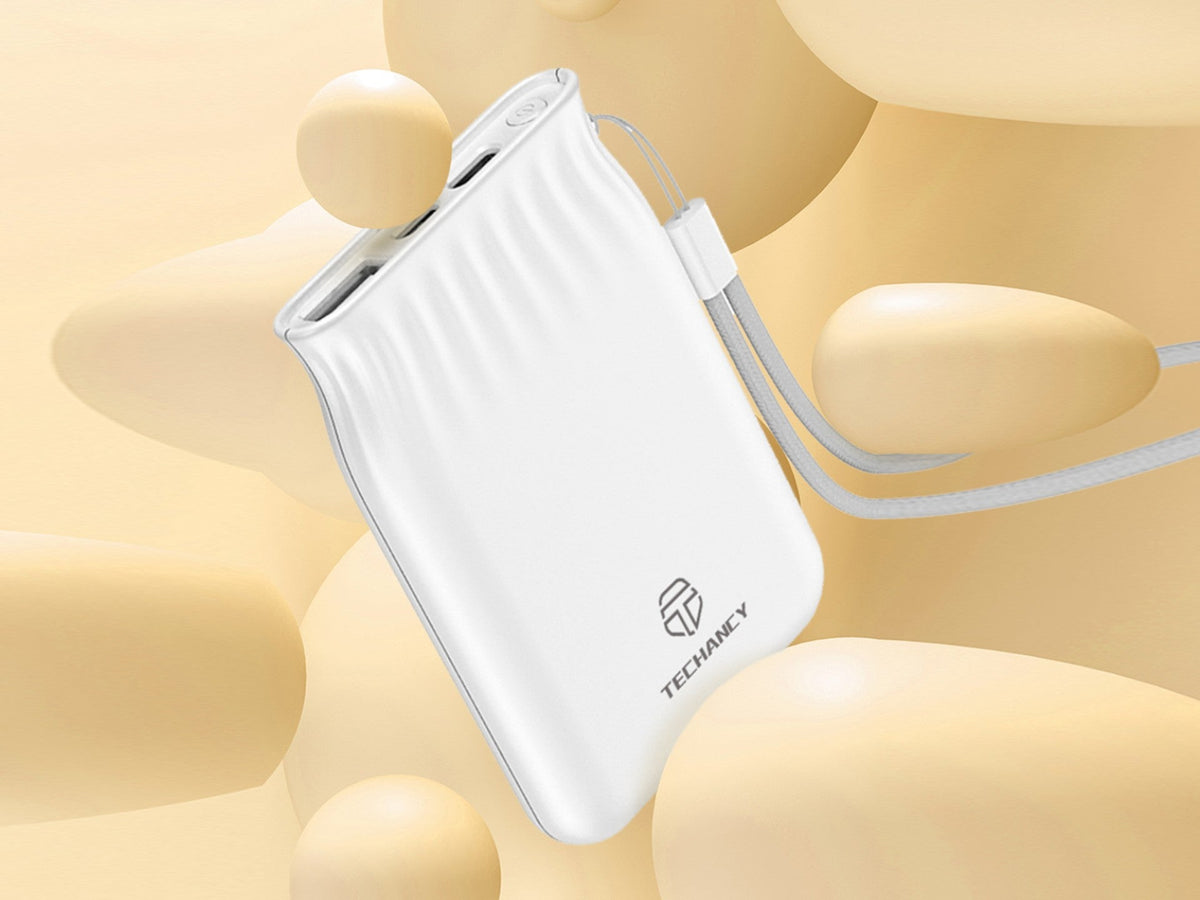 Techancy 6500mah Power Bank Branco TF2772，Carregamento De Telemóvel/Tablet Compatível Com 2A, Fonte  – product image 4 | SeeMyMails Marketplace