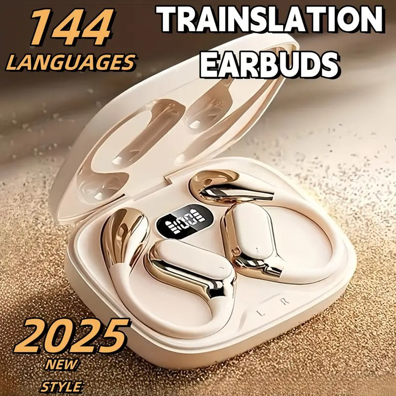 AI Translation Wireless Earbuds Noise Cancelling Touch Control – product view 4 | SeeMyMails Marketplace