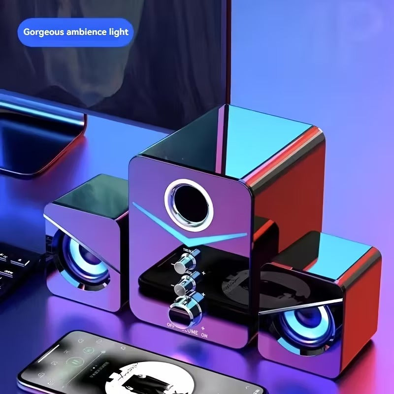NNETM 9D Surround Sound 2.1 Channel USB Speakers – product image 3 | SeeMyMails Marketplace