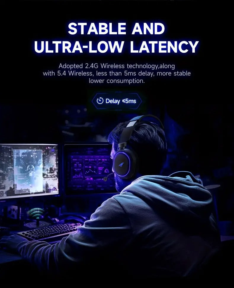 Wireless RGB Gaming Headset Surround – product view 4 | SeeMyMails Marketplace