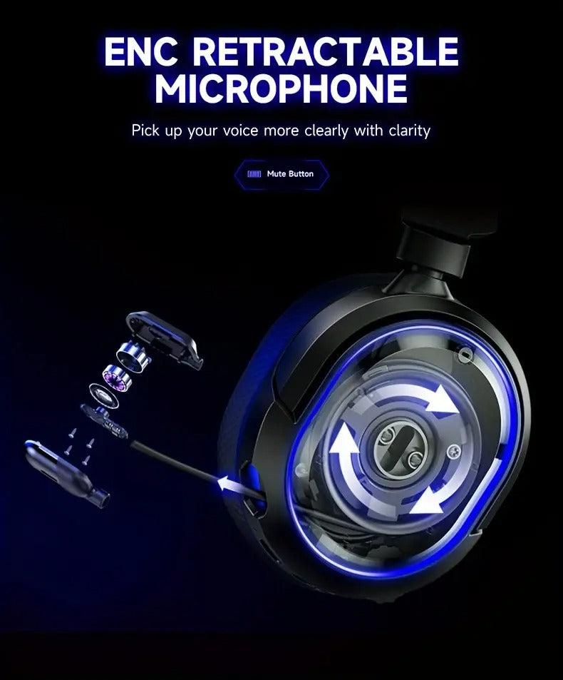Wireless RGB Gaming Headset Surround – product view 5 | SeeMyMails Marketplace