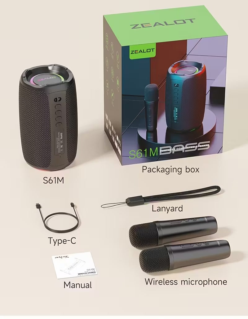 Wireless Speaker with Dual Microphones – product image 3 | SeeMyMails Marketplace
