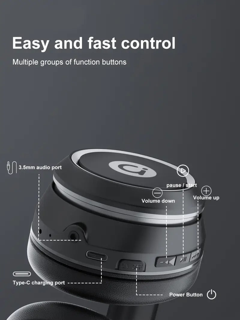 Wireless Over-Ear Headphones with Mic | SeeMyMails Marketplace