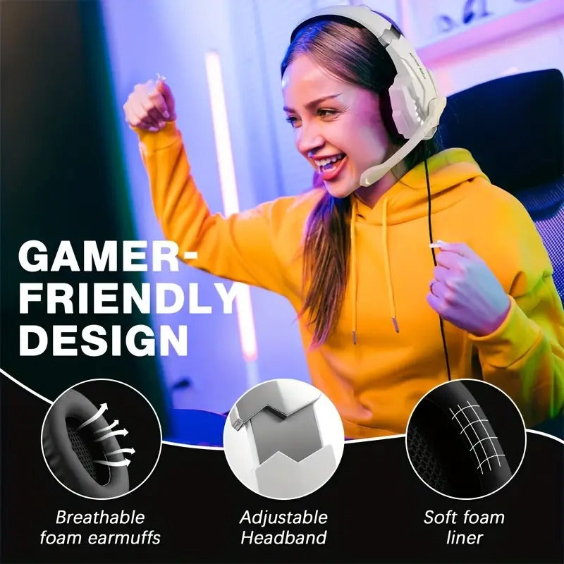 Gaming Headset with Mic LED for PS4 PS5 Xbox – product image 5 | SeeMyMails Marketplace