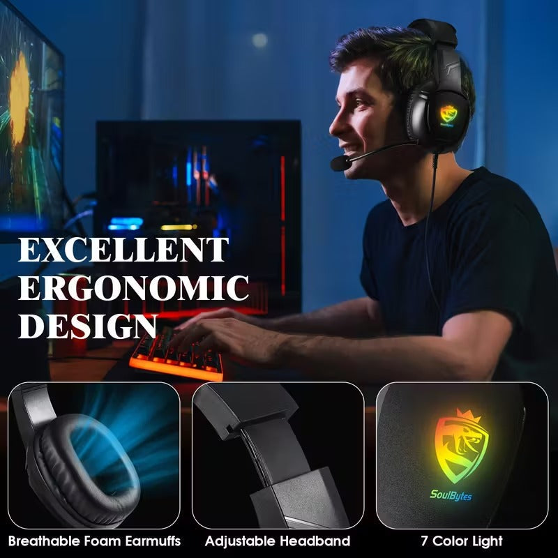 S20 Gaming Headset 50mm LED Mic – product view 4 | SeeMyMails Marketplace