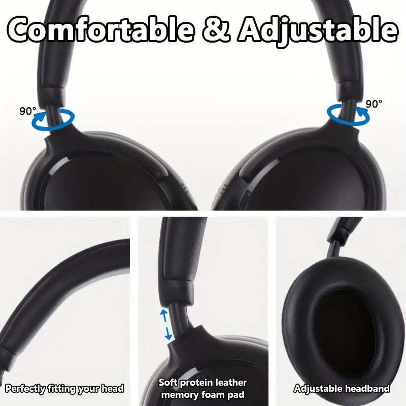 Over-Ear Wireless Headphones 40H Playtime Foldable with Mic – product image 2 | SeeMyMails Marketplace