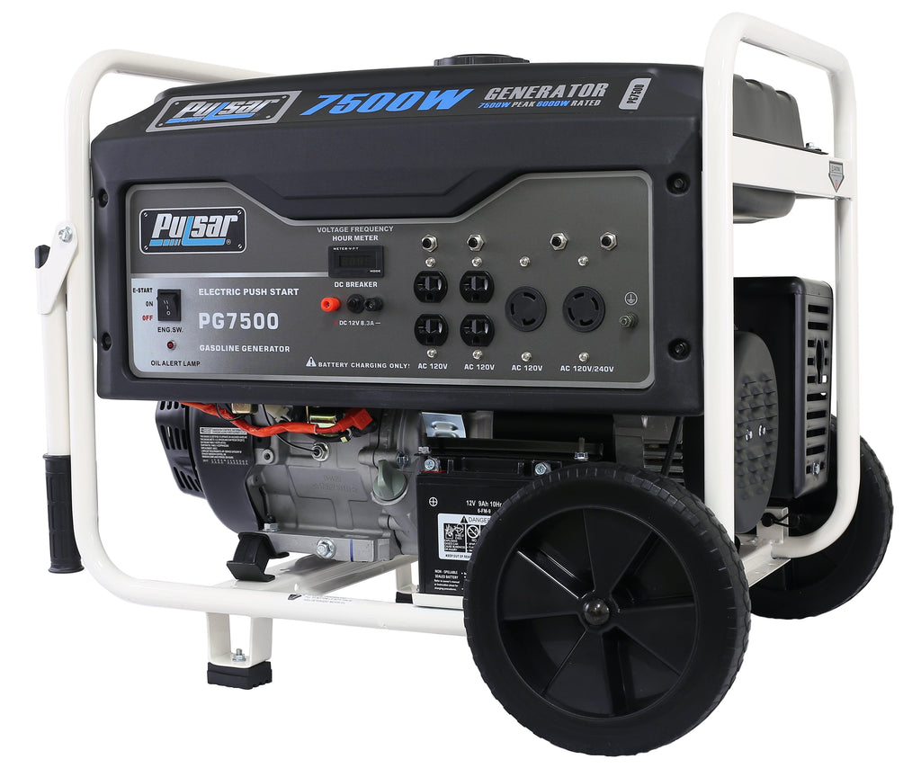 Pulsar 7500W Gas Powered Portable Generator with Electric Start and 240V Output – product image 4 | SeeMyMails Marketplace