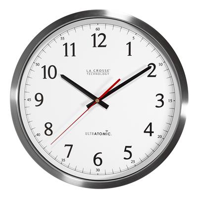 La Crosse Technology 14 in. UltrAtomic Analog Wall Clocks - 4041235UAPL | SeeMyMails Marketplace