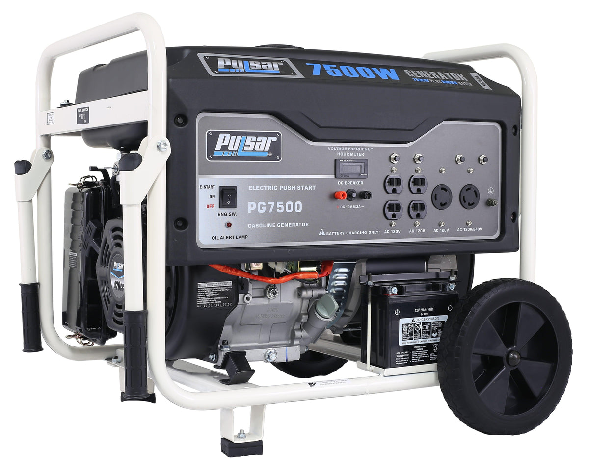 Pulsar 7500W Gas Powered Portable Generator with Electric Start and 240V Output – product image 3 | SeeMyMails Marketplace
