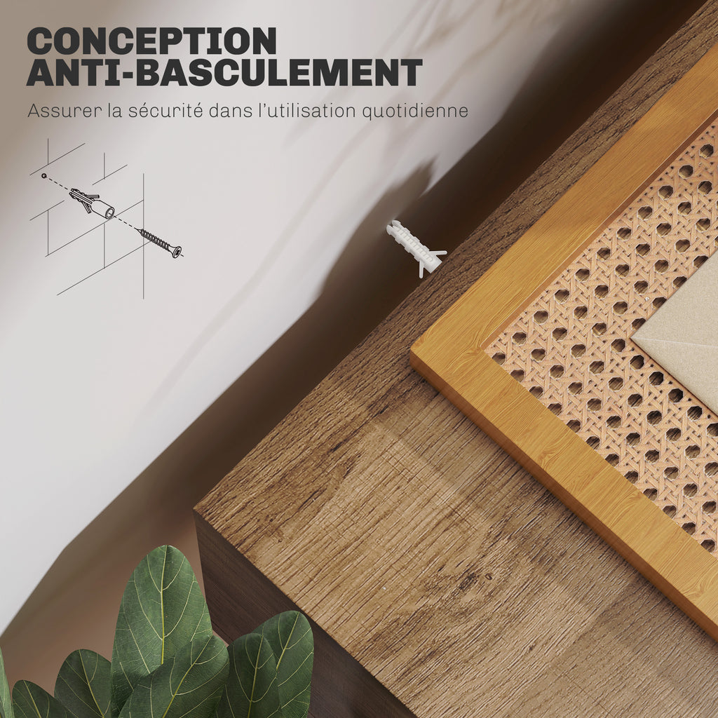 Table console avec 3 tiroirs, table d'entrée étroite avec pieds en épingle à cheveux en acier, 90 x  – product view 8 | SeeMyMails Marketplace