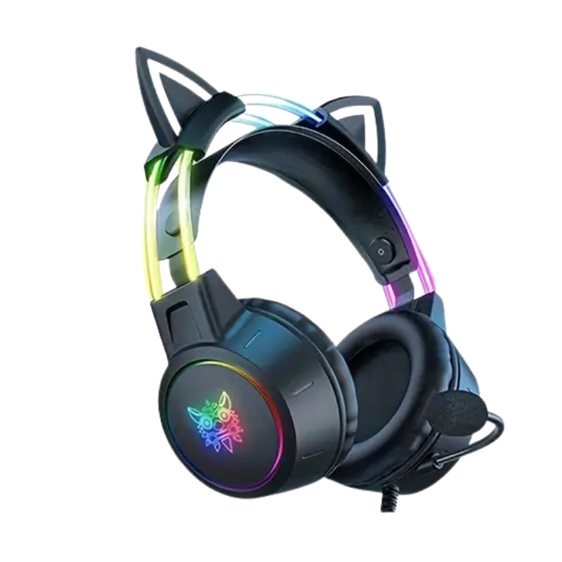 Gaming Headset with Detachable Cat Ear Microphone | SeeMyMails Marketplace