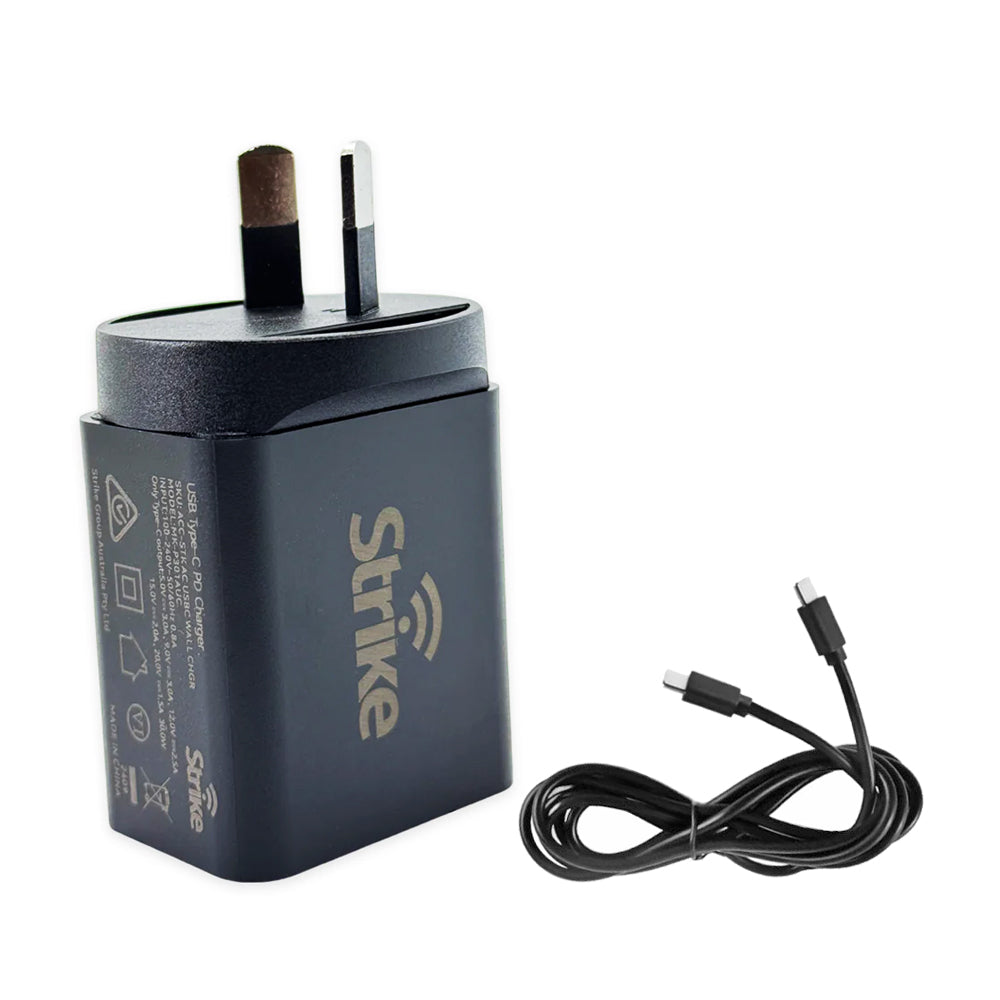 Strike 30W USB-C PD Fast Wall Charger & Cable Bundle | SeeMyMails Marketplace