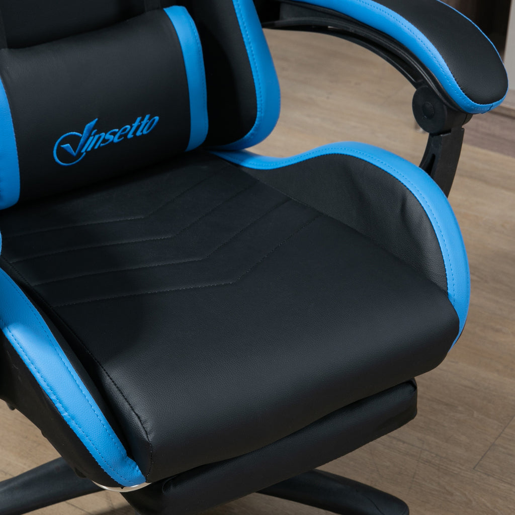Chaise gaming fauteuil gaming ergonomique avec dossier inclinable à 135° et soutien lombaire, 65 x 6 – product view 8 | SeeMyMails Marketplace